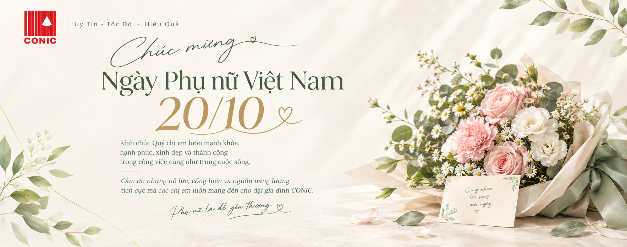 Chúc mừng ngày Phụ Nữ Việt Nam - 20/10